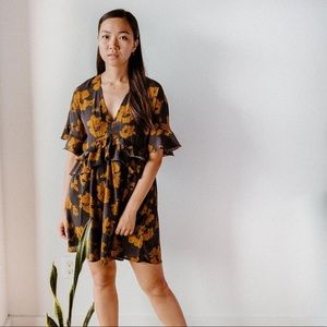 Floral Ruffle Dress